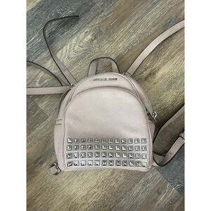 michael kors abbey studded backpack